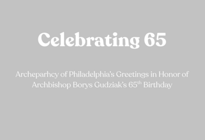From All Our Parishes: A Birthday Book for Archbishop Borys