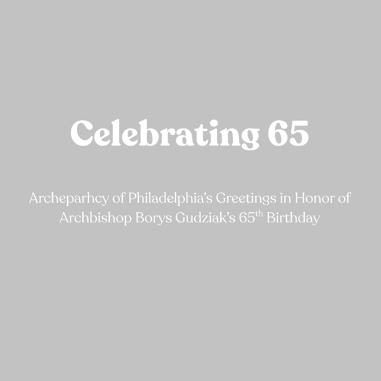 From All Our Parishes: A Birthday Book for Archbishop Borys