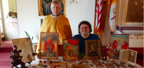 Assumption of the Blessed Virgin Mary Parish in Bayonne had an exhibit of relics on All Saints Sunday