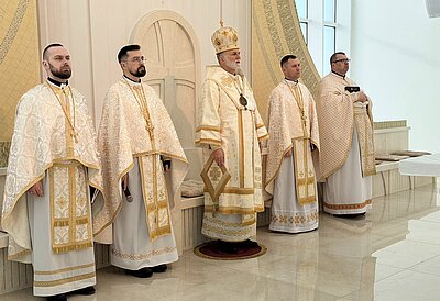 Metropolitan Borys Gudziak in Starunia for Blessed Simeon’s Name Day Celebration