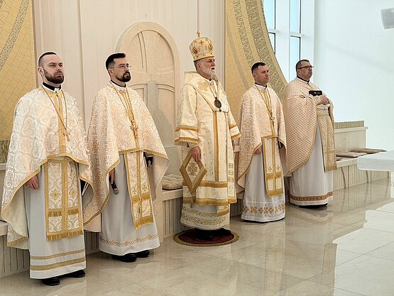 Metropolitan Borys Gudziak in Starunia for Blessed Simeon’s Name Day Celebration
