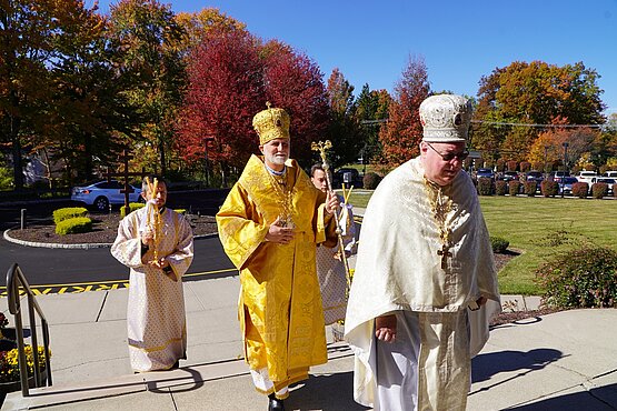 Metropolitan Borys Gudziak visited St. John the Baptist Parish in Whippany, NJ