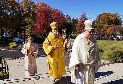 Metropolitan Borys Gudziak visited St. John the Baptist Parish in Whippany, NJ