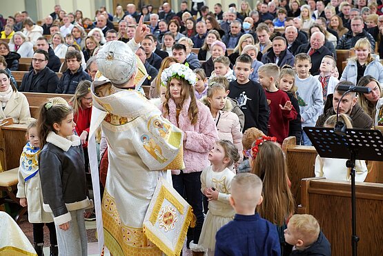 "God and Truth Will Triumph": Metropolitan Borys Gudziak Leads Christmas Services at the Cathedral of the Immaculate Conception in Philadelphia