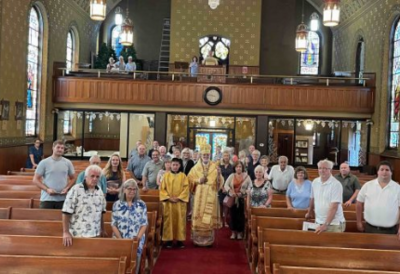 Metropolitan Borys Visits Parish Community in Shamokin, PA