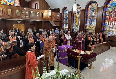 Bishops, Clergy, and Faithful in the U.S. Bid Prayerful Farewell to Bishop Basil Losten