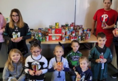 St. Nicholas School, Minersville, PA  Participates in Soup-er Bowl on Friday, Feb. 11