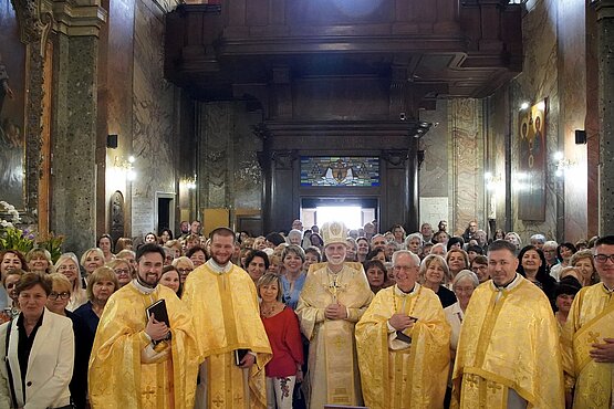 Metropolitan Borys Celebrates Sunday of the Paralytic with Ukrainian Faithful in Rome
