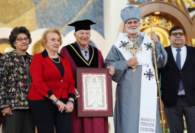 An honorary doctorate of the Ukrainian Catholic University was presented to Michael Yarymovych in Philadelphia
