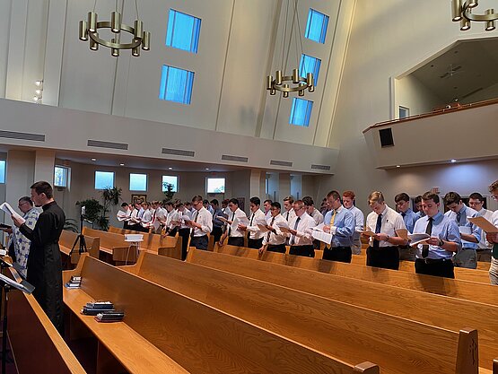 Saint John Paul II Seminary visited the Ukrainian Catholic National Shrine of the Holy Family