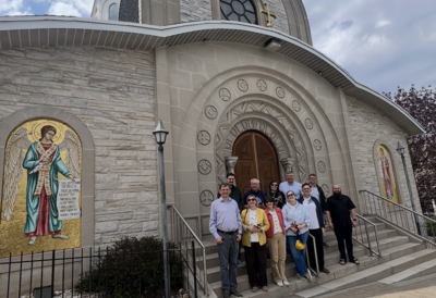 Guests from Ukrainian Catholic University Visit South Anthracite Deanery Parishes