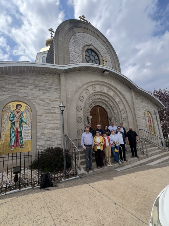 Guests from Ukrainian Catholic University Visit South Anthracite Deanery Parishes