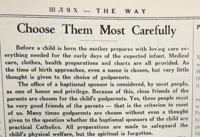 Choose Them Most Carefully