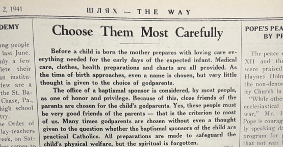 Choose Them Most Carefully