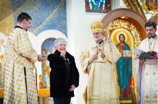 Christine Dochwat Receives Order of Metropolitan Andrey Sheptytsky