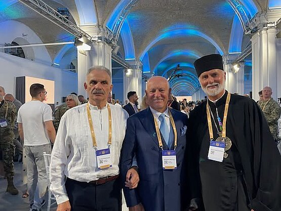 Metropolitan Borys Gudziak Joins Independence Day Prayer and Celebrations in Kyiv