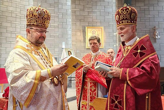 Clergy of the Archeparchy of Philadelphia Gather for Annual Retreat