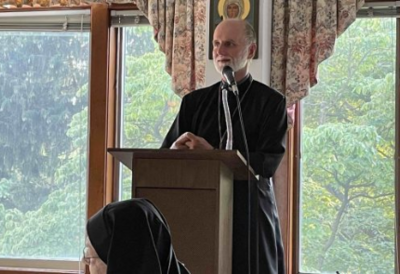 Archbishop Borys Visits Basilian Sister in Fox Chase, PA