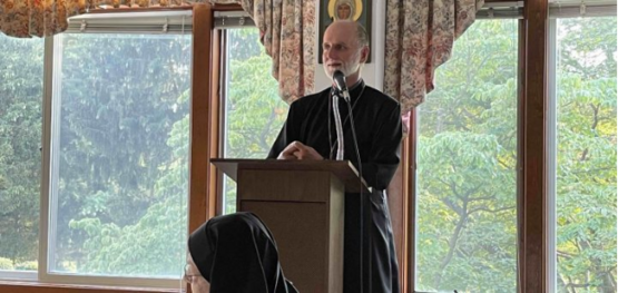 Archbishop Borys Visits Basilian Sister in Fox Chase, PA