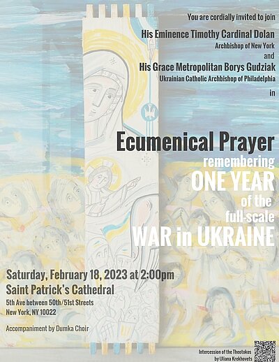 Ecumenical Prayer Service for Peace in Ukraine