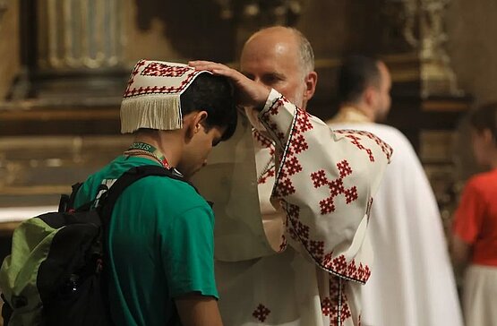 Ukrainian youth wrapped in support, encouragement at WYD