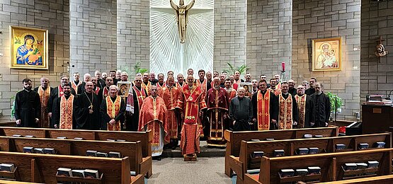 Ukrainian Catholic Archeparchy of Philadelphia Holds Annual Clergy Retreat Focused on the Kerygma