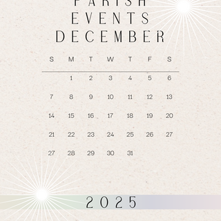 Parish Events – December 2025