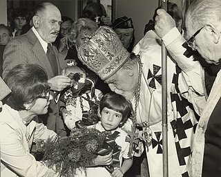 Візит патріарха Йосифа Сліпого до парафії Христа Царя у Філадельфії. (1968)