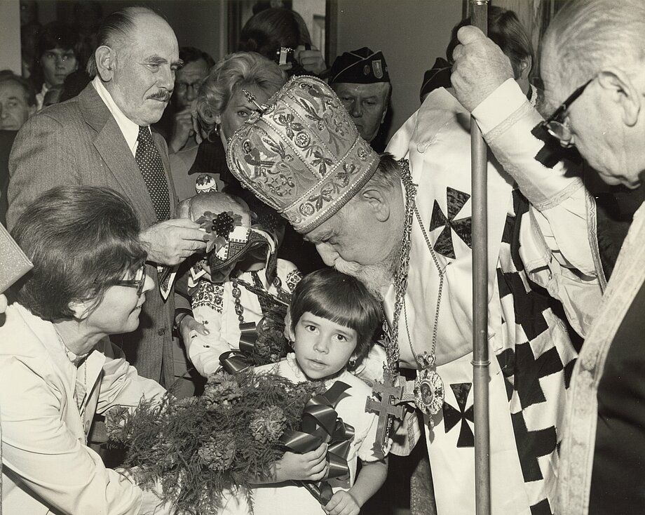 Візит патріарха Йосифа Сліпого до парафії Христа Царя у Філадельфії. (1968)