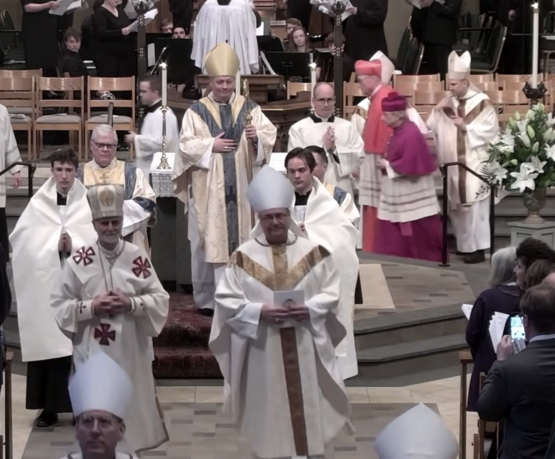 Metropolitan Borys Gudziak Participates in Installation of Bishop Bonnici in Rochester