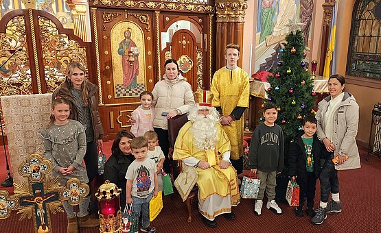 St. Nicholas Walks Through the Parishes of Our Archeparchy