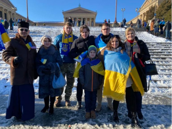 Philadelphia Archeparchy Joins “Philadelphia Stands with Ukraine” Rally