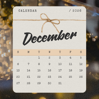Parish Events: December 2026