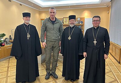 The Visit of Metropolitan Borys Gudziak to Kyiv Mayor Vitali Klitschko