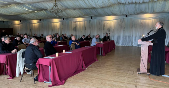 Metropolitan Borys Gudziak Meets Stamford Eparchy Priests