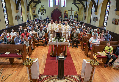 On May 4th the Holy Myrrh-Bearers Ukrainian Catholic Church in Swarthmore joyfully marked the 10th anniversary 