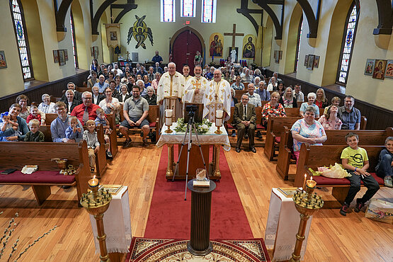 On May 4th the Holy Myrrh-Bearers Ukrainian Catholic Church in Swarthmore joyfully marked the 10th anniversary 