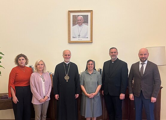 Archbishop Borys Gudziak visited the Dicastery for Promoting Integral Human Development 