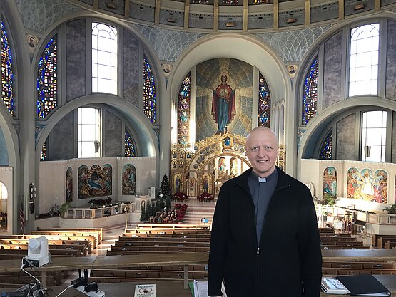 Rector of Lviv Theological Seminary, Fr. Ihor Boyko, Visits Philadelphia to Reconnect with Seminary Alumni Serving in the Archeparchy