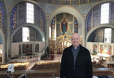 Rector of Lviv Theological Seminary, Fr. Ihor Boyko, Visits Philadelphia to Reconnect with Seminary Alumni Serving in the Archeparchy